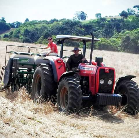 Imagem do dia - Início do plantio de soja em Coqueiros do Sul (RS), na Fazenda Scherer, do produtor Delmar Volmir Scherer