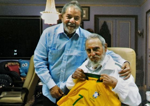 Lula e Fidel Castro