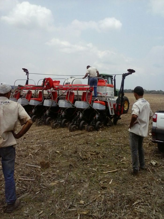 Imagem do dia - Plantio de soja em Santana do Araguaia (PA), enviado por Toin Agrofarm