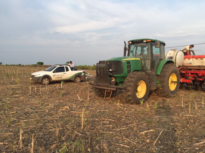 Imagem do dia - Plantio de soja em Santana do Araguaia (PA), enviado por Toin Agrofarm