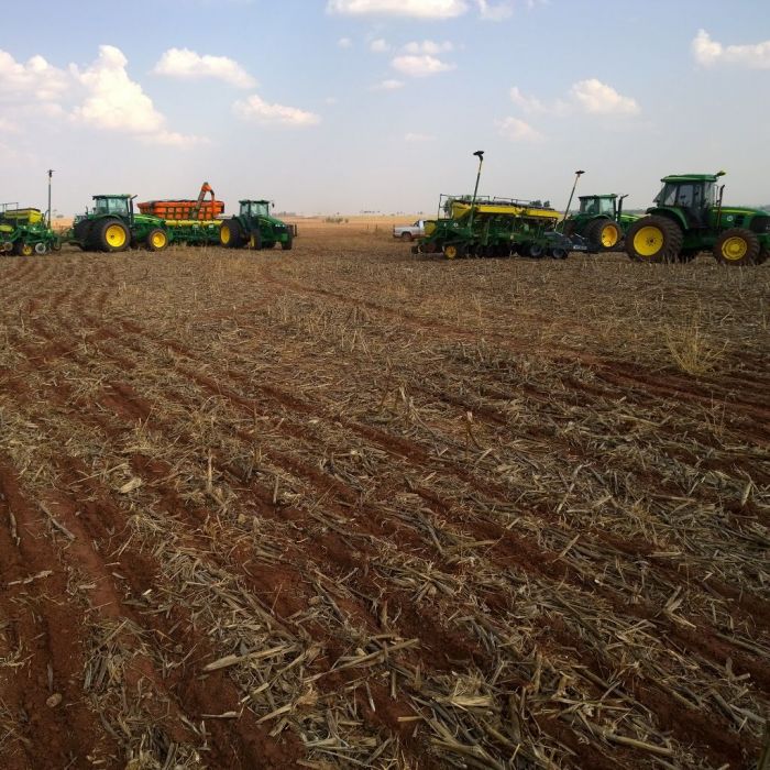 Imagem do dia - Início do plantio de soja em Itaquirai (MS), na Fazenda Jatobá. Enviado por Dijalma Cavalier